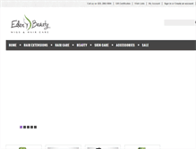 Tablet Screenshot of edenbeautysupply.com